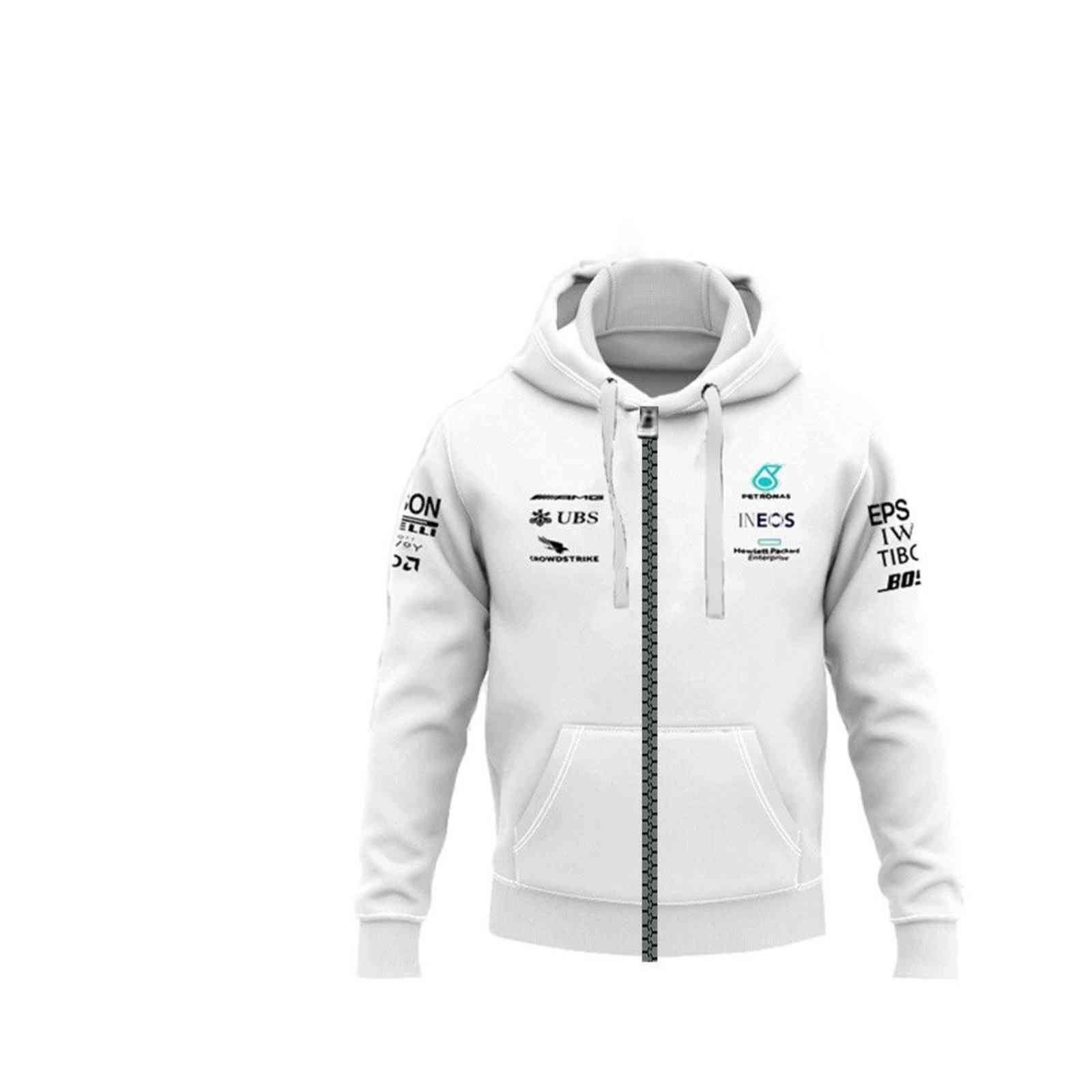 F1 Mercedes-benz Amg Car Autumn Winter Men's Jacket Hooded Coat Casual Zipper Sweatshirt Sportswear Fashion Men Hoodie, K4
F1 Mercedes-benz Amg Car Autumn Winter Men's Jacket Hooded Coat Casual Zipper Sweatshirt Sportswear Fashion Men Hoodie, K4