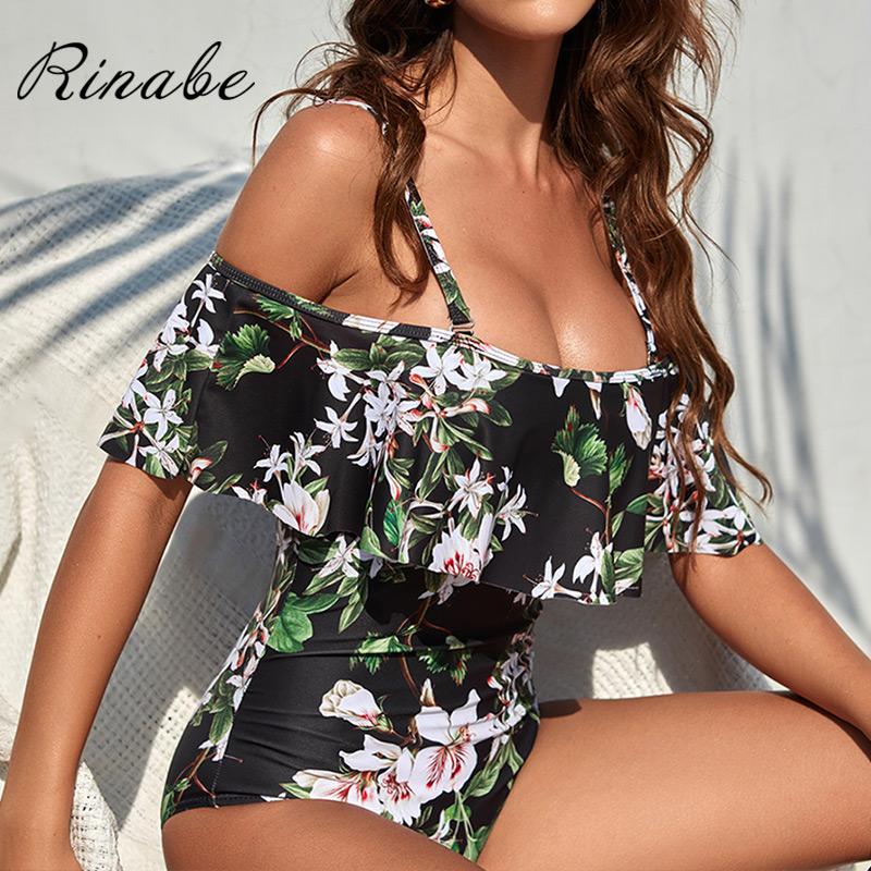 Rinabe Floral Print Swimsuit Women Bikini Ruffle Swimwear Off Shoulder One-Piece-Suits Monokini Bathing Suit Beachwear One-Piece Suits
Rinabe Floral Print Swimsuit Women Bikini Ruffle Swimwear Off Shoulder One-Piece-Suits Monokini Bathing Suit Beachwear One-Piece Suits