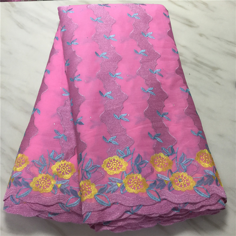 5Yards/Lot Top Sale Pink African Cotton Fabric Flower Embroidery Match Crystal Swiss Voile Dry Lace For Dressing PL11558
5Yards/Lot Top Sale Pink African Cotton Fabric Flower Embroidery Match Crystal Swiss Voile Dry Lace For Dressing PL11558