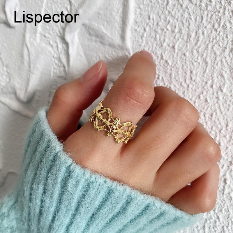 Cluster Rings Lispector 925 Sterling Silver French Hollow Geometric For Women Men 18K Gold Plating Chic Open Ring Unisex Jewelry Gifts, Golden;silver
Cluster Rings Lispector 925 Sterling Silver French Hollow Geometric For Women Men 18K Gold Plating Chic Open Ring Unisex Jewelry Gifts, Golden;silver