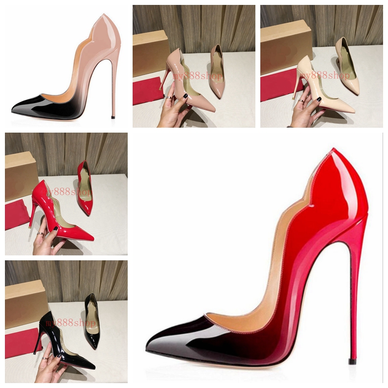 Fashion Sexy Women Brand High Heels Red Bottom Platform Pumps Black Patent Leather Pointy Toe High Heels Luxury Red Bottom Women Dress Shoe, 23
Fashion Sexy Women Brand High Heels Red Bottom Platform Pumps Black Patent Leather Pointy Toe High Heels Luxury Red Bottom Women Dress Shoe, 23