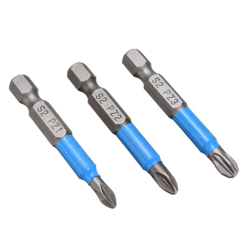 50mm PH2 Cross Bit Drills Head Screwdriver Bited Hand Tools Anti-Slip Electric Hex Shank Magnetic Screwdrivers Drill Bits Vehicle Tool 10Pcs/Lot