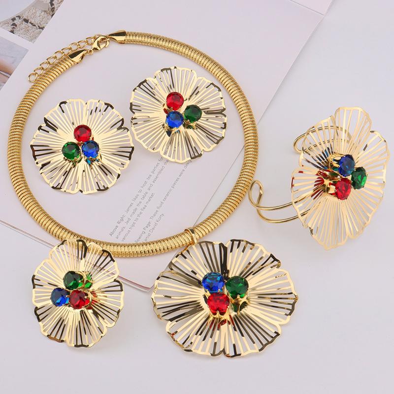 Earrings & Necklace 2021 Jewelry Set For Women And Earings Nigerian Bridal Wedding African Dubai Fashion Charm Jewellry Wholesale, Silver
Earrings & Necklace 2021 Jewelry Set For Women And Earings Nigerian Bridal Wedding African Dubai Fashion Charm Jewellry Wholesale, Silver