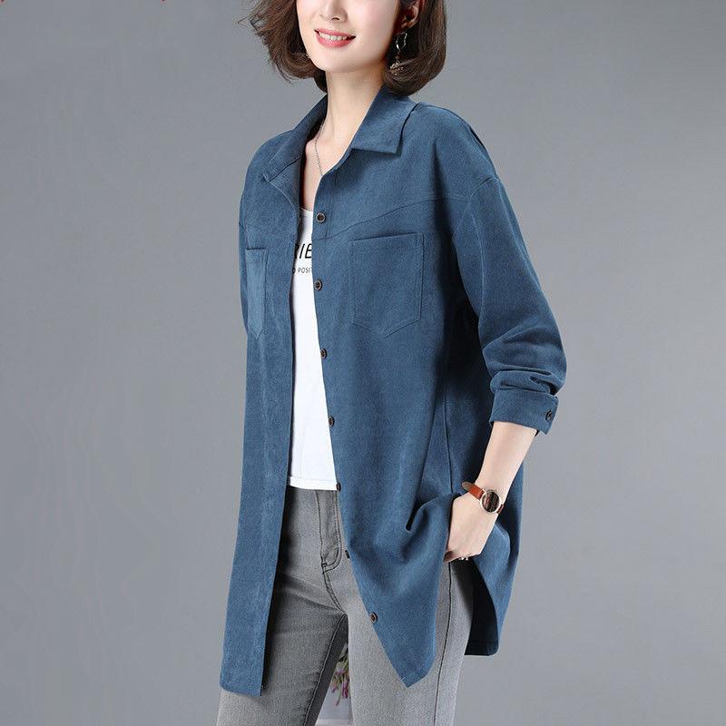 Women's Blouses & Shirts Autumn Women Long Sleeve Blouse 2021 Retro Female Plus Size 3XL Casual Mother'sSingle-Breasted Pocket Shirt Outerwe, Pink
Women's Blouses & Shirts Autumn Women Long Sleeve Blouse 2021 Retro Female Plus Size 3XL Casual Mother'sSingle-Breasted Pocket Shirt Outerwe, Pink
