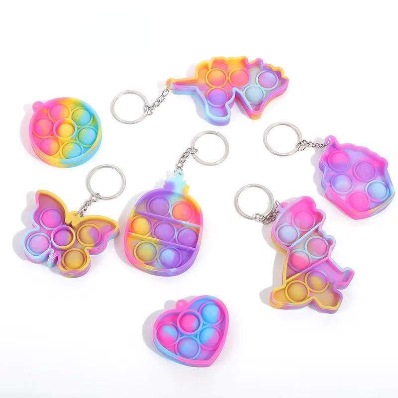 Cheap Mini Push Bubble Sensory Decompression Toy Fidget Toys Keychain Simple Dimple Squishy Anti Stress Reliever For Adult Kids Popite Fidget Toy DHL
Cheap Mini Push Bubble Sensory Decompression Toy Fidget Toys Keychain Simple Dimple Squishy Anti Stress Reliever For Adult Kids Popite Fidget Toy DHL