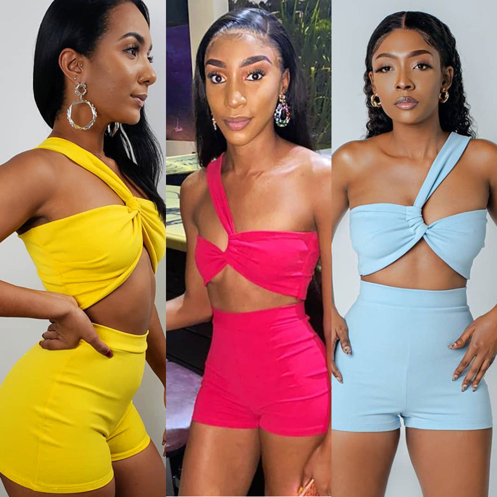 Summer Women Tracksuits Irregular Sleeveless T-shirt + High Waist Slim Shorts Solid Color 2 Piece Jogger Sets Yoga Outfits Gym Clothes Plus Size Sportwear, Yellow
Summer Women Tracksuits Irregular Sleeveless T-shirt + High Waist Slim Shorts Solid Color 2 Piece Jogger Sets Yoga Outfits Gym Clothes Plus Size Sportwear, Yellow