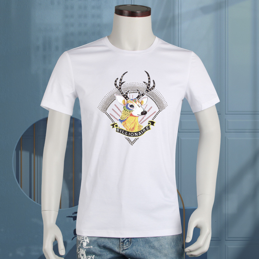 2021 fashion summer 80 thread count double-sided mercerized cotton casual short sleeve men's T-shirt round neck half bottomed, White
2021 fashion summer 80 thread count double-sided mercerized cotton casual short sleeve men's T-shirt round neck half bottomed, White