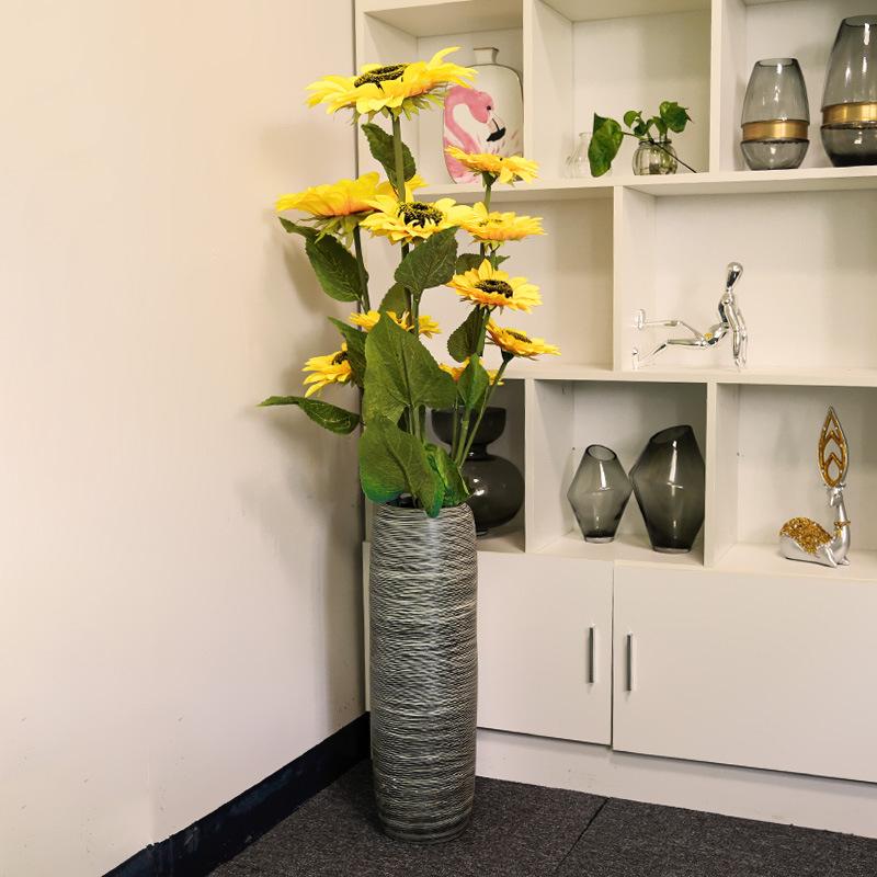 Vases Ceramic Floor Large Vase Light Luxury Variety Of Living Room Decoration Flower Arrangement Home Furnishings European Decorations