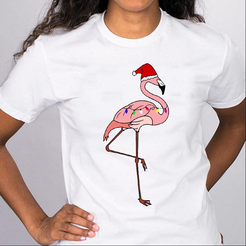Women T Shirt Graphic Flamingo Hat Funny Cute Short Sleeve Printing Merry Christmas Tees Clothes Print Tops Lady Female, White
Women T Shirt Graphic Flamingo Hat Funny Cute Short Sleeve Printing Merry Christmas Tees Clothes Print Tops Lady Female, White