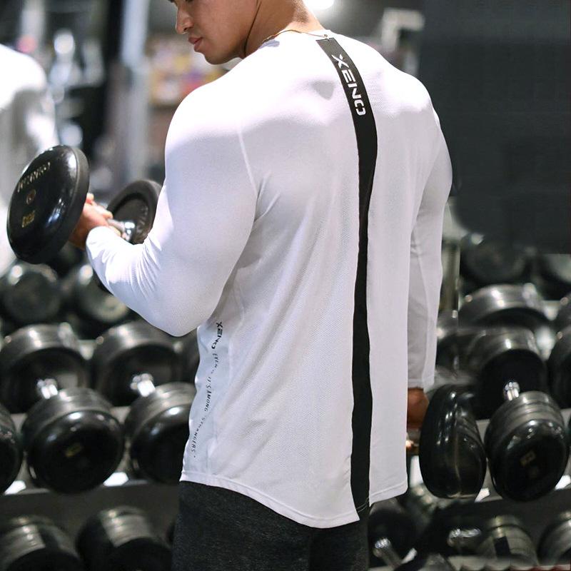 Men's T-Shirts Long Sleeve Shirts For Men Patchwork Curved Hem Shirt Bodybuilding Workout Gym Fitness Training, Sky blue
Men's T-Shirts Long Sleeve Shirts For Men Patchwork Curved Hem Shirt Bodybuilding Workout Gym Fitness Training, Sky blue