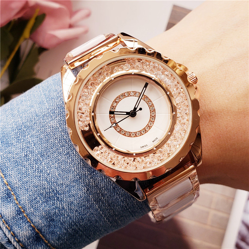 TOP Brand Watches Women girl crystal style metal steel band quartz wrist watch CH32, Black
TOP Brand Watches Women girl crystal style metal steel band quartz wrist watch CH32, Black
