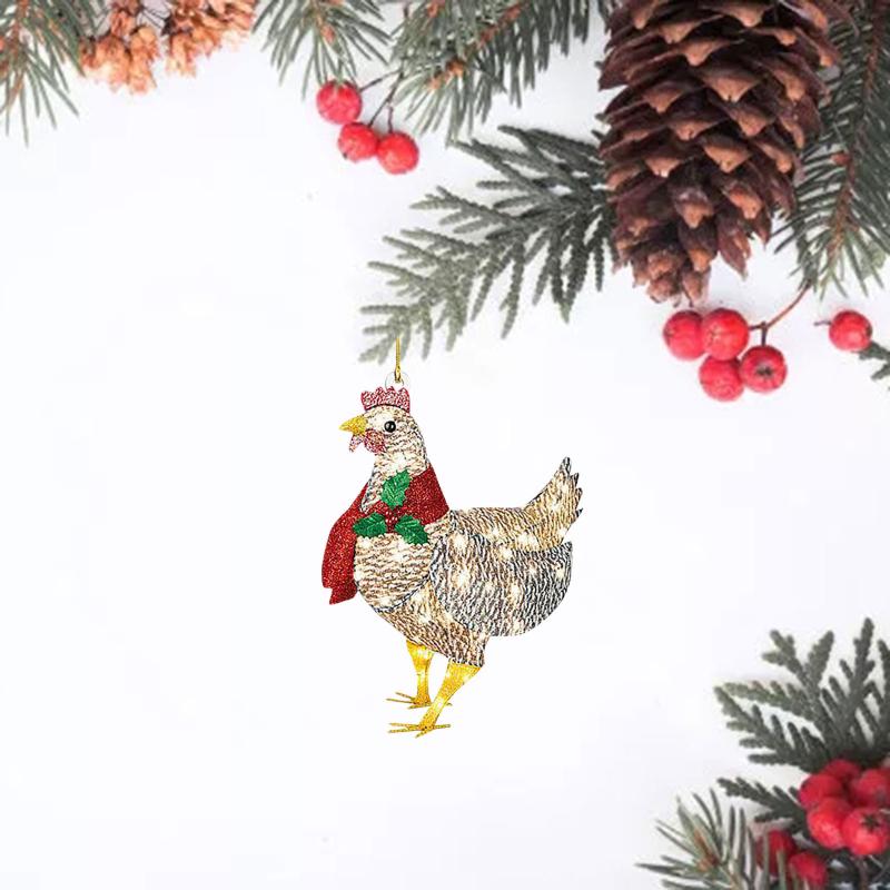Christmas Decorations Ornaments 4 Pieces Chicken With Scarf Xmas Tree Pendant Holiday Party Home For
Christmas Decorations Ornaments 4 Pieces Chicken With Scarf Xmas Tree Pendant Holiday Party Home For