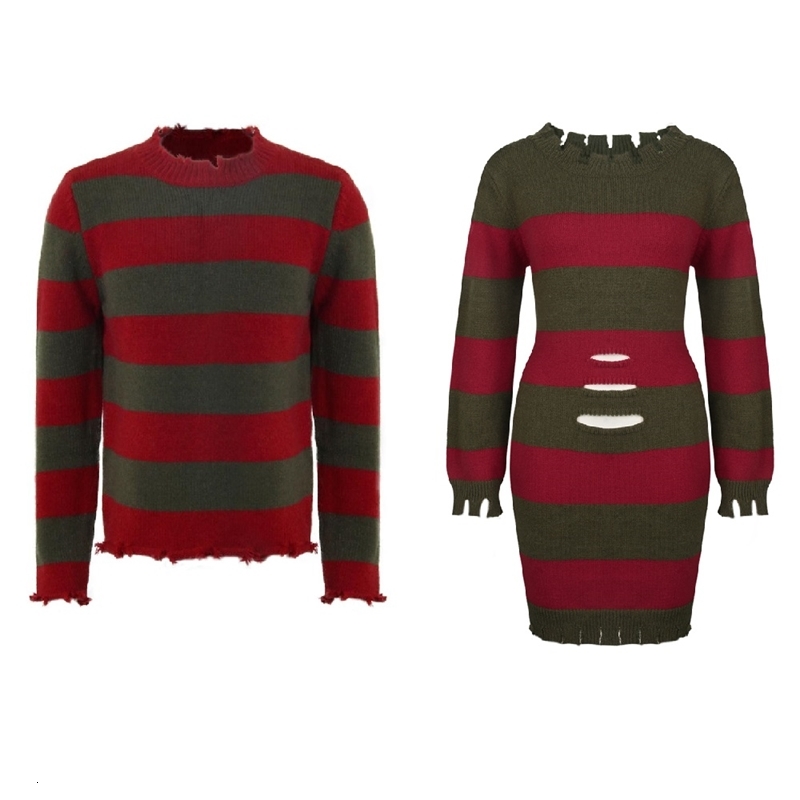 A Nightmare on Elm Street Munker Freddy Krueger Cosplay Sweater Dress Top Shirt Halloween Costumes
A Nightmare on Elm Street Munker Freddy Krueger Cosplay Sweater Dress Top Shirt Halloween Costumes