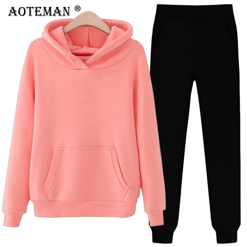 Women Sets Female Sweaters & Pants 2 Piece Oversize Solid Warm Pullover Hoodies Sweatshirts Set Outfits Suits LL290 211106, Black
Women Sets Female Sweaters & Pants 2 Piece Oversize Solid Warm Pullover Hoodies Sweatshirts Set Outfits Suits LL290 211106, Black