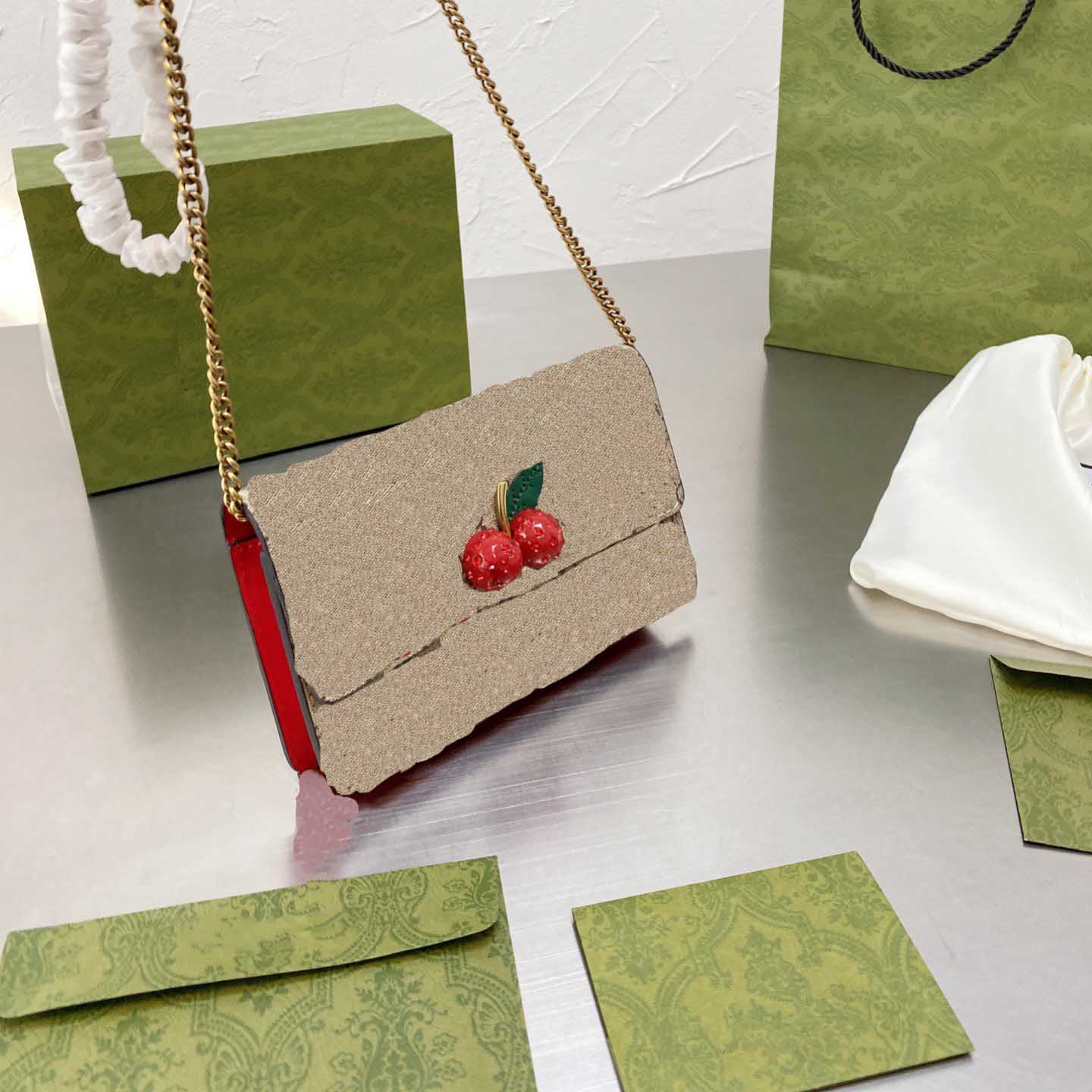Designer Wallets Canvas Cherry Red Card Slot Brief Paragraph Small Change Hand High Quality Fashion Wallets Ladies Genuine Leather Purses Women Clutch, Color3
Designer Wallets Canvas Cherry Red Card Slot Brief Paragraph Small Change Hand High Quality Fashion Wallets Ladies Genuine Leather Purses Women Clutch, Color3