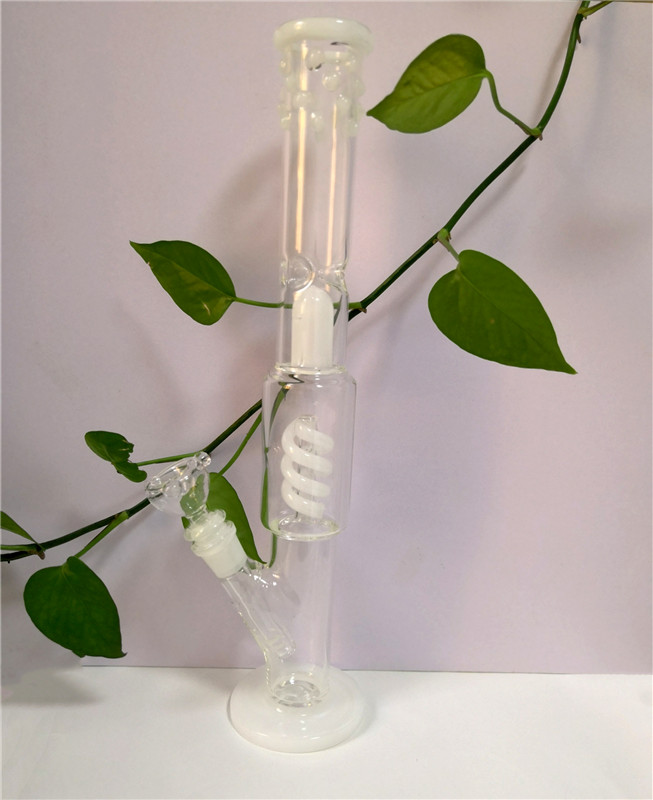 Big White Jade Tube Bong 14inches Recycler Dab Rig Glass Bong Helix Spiral Perc 18mm Joint Bowl with Thick Base Glass Water Bongs
Big White Jade Tube Bong 14inches Recycler Dab Rig Glass Bong Helix Spiral Perc 18mm Joint Bowl with Thick Base Glass Water Bongs