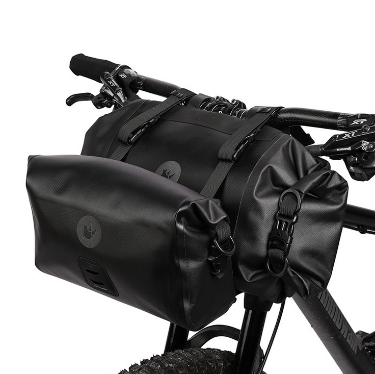 2 PCS Rhinowalk 2021 Bicycle Bag Waterproof Big Capacity Handlebar Bag 2-piece Front Tube Cycling Bag MTB Frame Trunk Bike Accessories GSA879, Black
2 PCS Rhinowalk 2021 Bicycle Bag Waterproof Big Capacity Handlebar Bag 2-piece Front Tube Cycling Bag MTB Frame Trunk Bike Accessories GSA879, Black