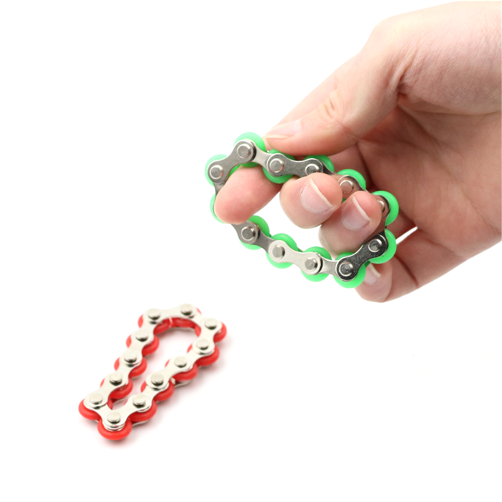 New Sale Bike Chain Fidget Spinner Bracelet For Autism and ADHD Fidget Toy Anti Stress Toy For Kids/Adult/Student
New Sale Bike Chain Fidget Spinner Bracelet For Autism and ADHD Fidget Toy Anti Stress Toy For Kids/Adult/Student