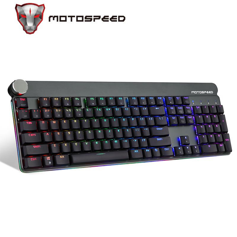 Motospeed GK81 Wireless Gaming Keyboard RGB Backlit Slim104 Keys Mechanical Keyboards 
Motospeed GK81 Wireless Gaming Keyboard RGB Backlit Slim104 Keys Mechanical Keyboards