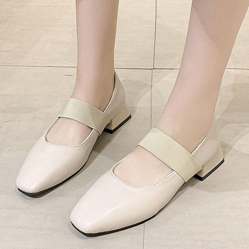 Dress Shoes 2021 For Women Shallow Slip-on Elastic Band Mary Janes Square Heel Solid Retro Ladies Woman Est Womens, Beige
Dress Shoes 2021 For Women Shallow Slip-on Elastic Band Mary Janes Square Heel Solid Retro Ladies Woman Est Womens, Beige