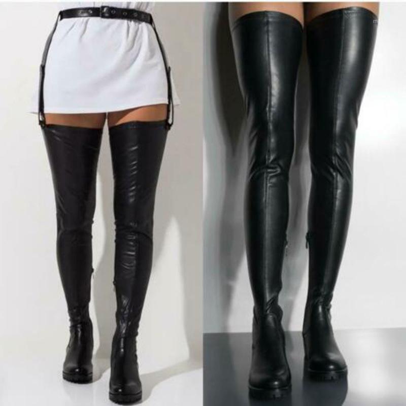 Boots IPPEUM Over The Knee Elastic Belt Women's Black Sexy Long Women Leather High Quality Shoes
Boots IPPEUM Over The Knee Elastic Belt Women's Black Sexy Long Women Leather High Quality Shoes