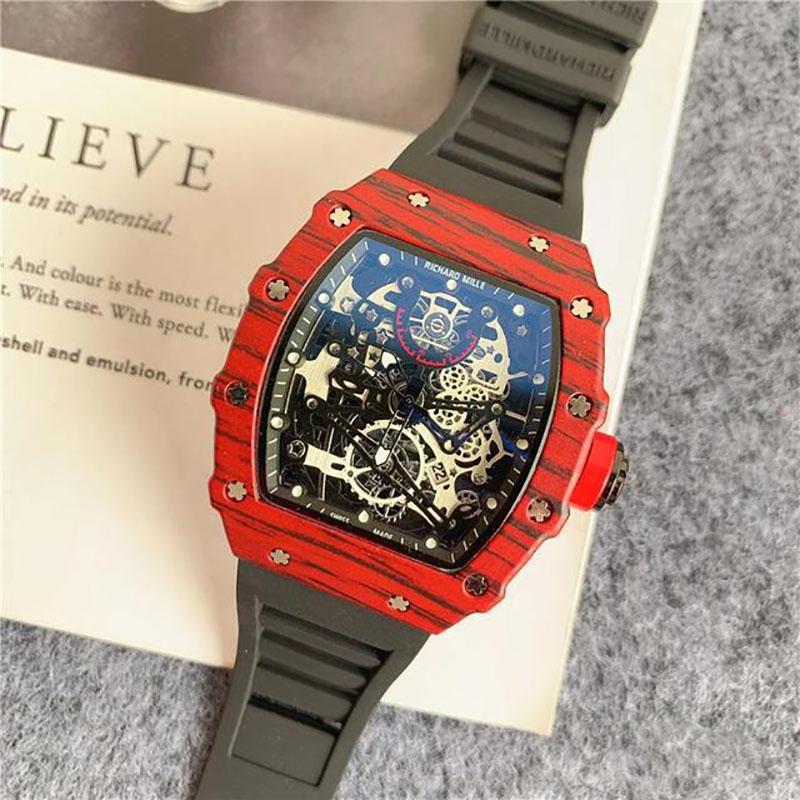 Wristwatches Luxury Richar Wristwacth Top Brand Mens Quartz Mechanical Watchs Men's 2021 Watches Relogio Masculino Water Resistant, Brown
Wristwatches Luxury Richar Wristwacth Top Brand Mens Quartz Mechanical Watchs Men's 2021 Watches Relogio Masculino Water Resistant, Brown