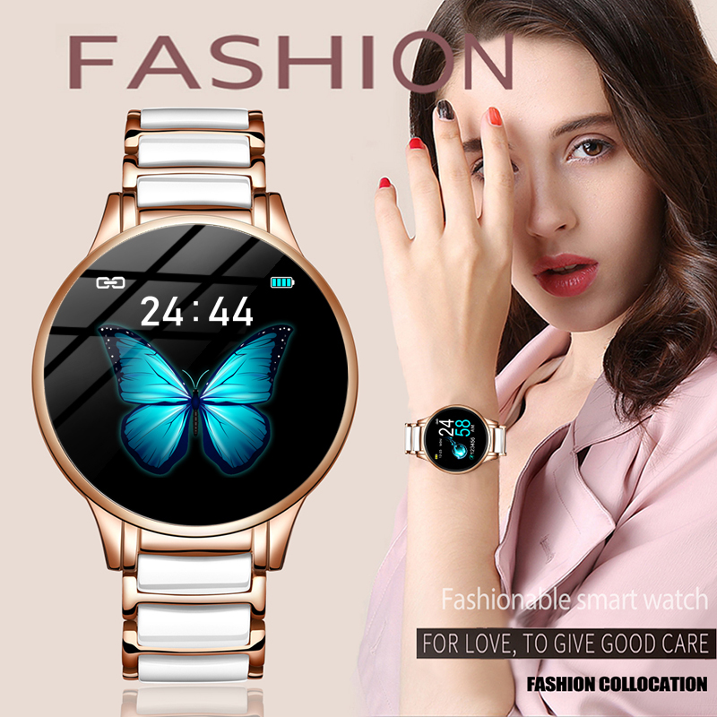 LIGE Fashion Women Smart Watch Heart Rate Blood Pressure Sleep Monitoring Multifunctional fitness tracker Waterproof Smartwatchg, Silver whit
LIGE Fashion Women Smart Watch Heart Rate Blood Pressure Sleep Monitoring Multifunctional fitness tracker Waterproof Smartwatchg, Silver whit