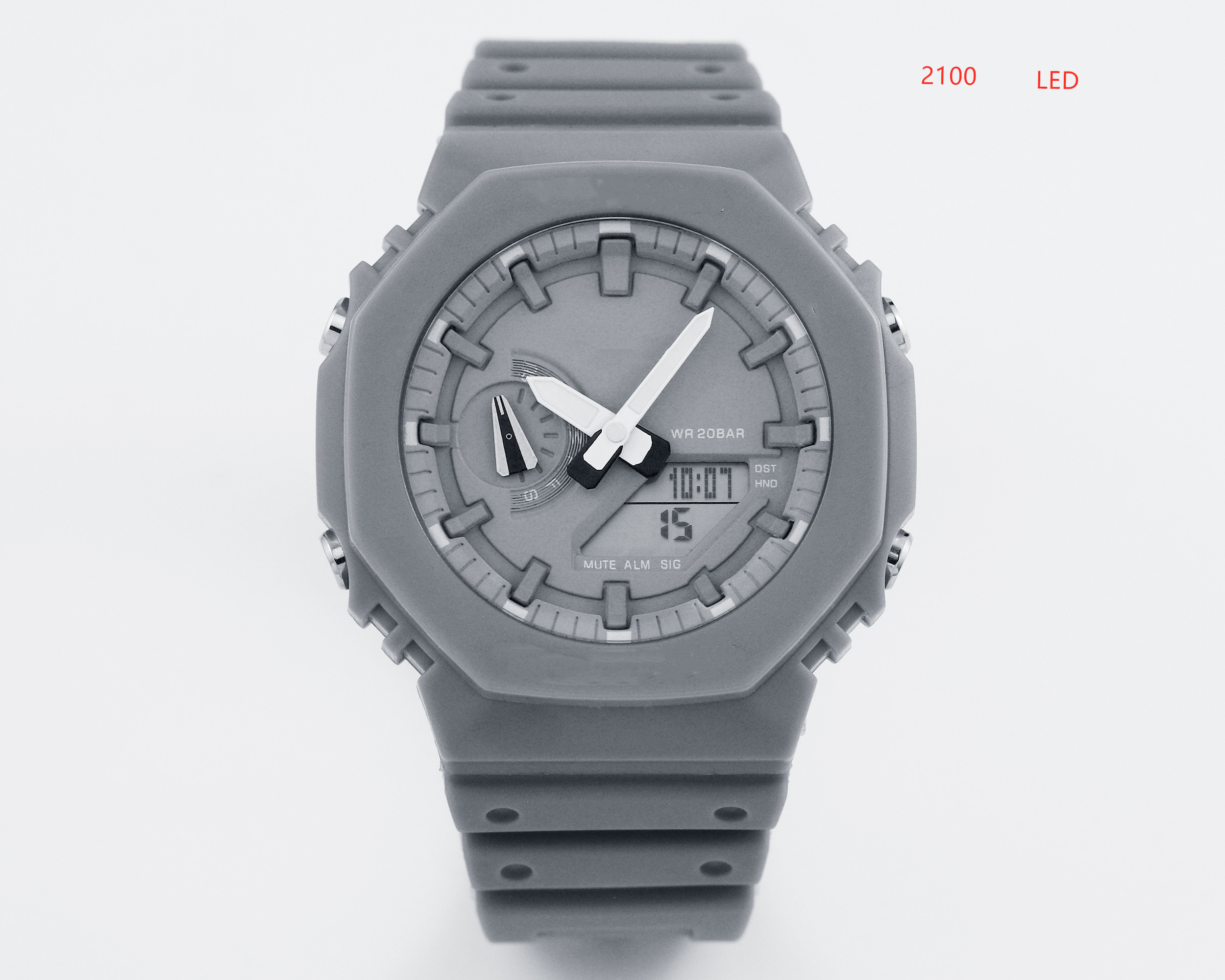 Sports Quartz Men's 2100 Waterproof Watch DZ7333 LED Digital Display High Quality Cold Light PU Belt
Sports Quartz Men's 2100 Waterproof Watch DZ7333 LED Digital Display High Quality Cold Light PU Belt