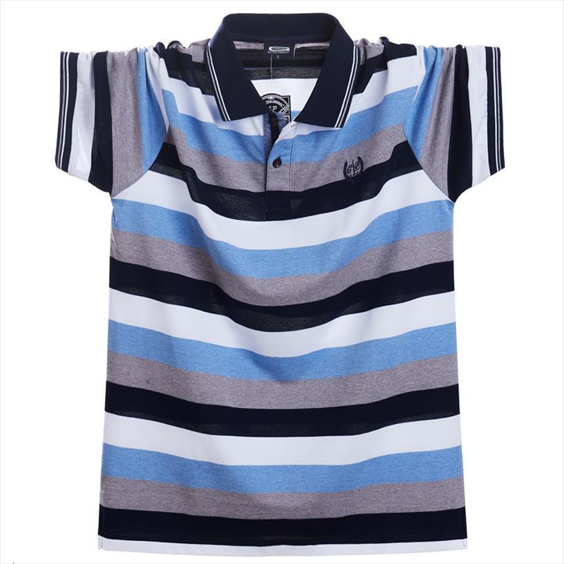 long sleeved shirt plus size men polos striped stand collar cotton shirts casual lapel embroidered tees 5xl, White;black
long sleeved shirt plus size men polos striped stand collar cotton shirts casual lapel embroidered tees 5xl, White;black