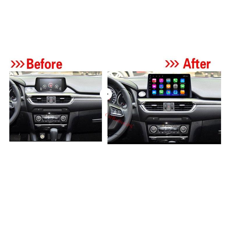 car dvd TouchScreen Player GPS Navigation system for Mazda ATENZA-2017 with USB 3G WIFI OBD2 Mirror Link 9 inch Android 10 HD