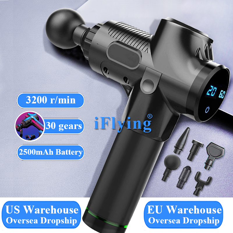 High Frequency Massage Gun Deep Tissue Muscle Vibration Relaxation Therapy Exercising Slimming Shaping Pain Relief Body Massager
High Frequency Massage Gun Deep Tissue Muscle Vibration Relaxation Therapy Exercising Slimming Shaping Pain Relief Body Massager