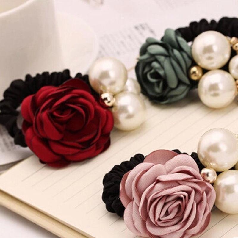Hair Clips & Barrettes Women Girls Ribbon Big Pearl Rose Flower Bands Elastic Rope Ties Holder Scrunchies Accessories, Golden;silver
Hair Clips & Barrettes Women Girls Ribbon Big Pearl Rose Flower Bands Elastic Rope Ties Holder Scrunchies Accessories, Golden;silver