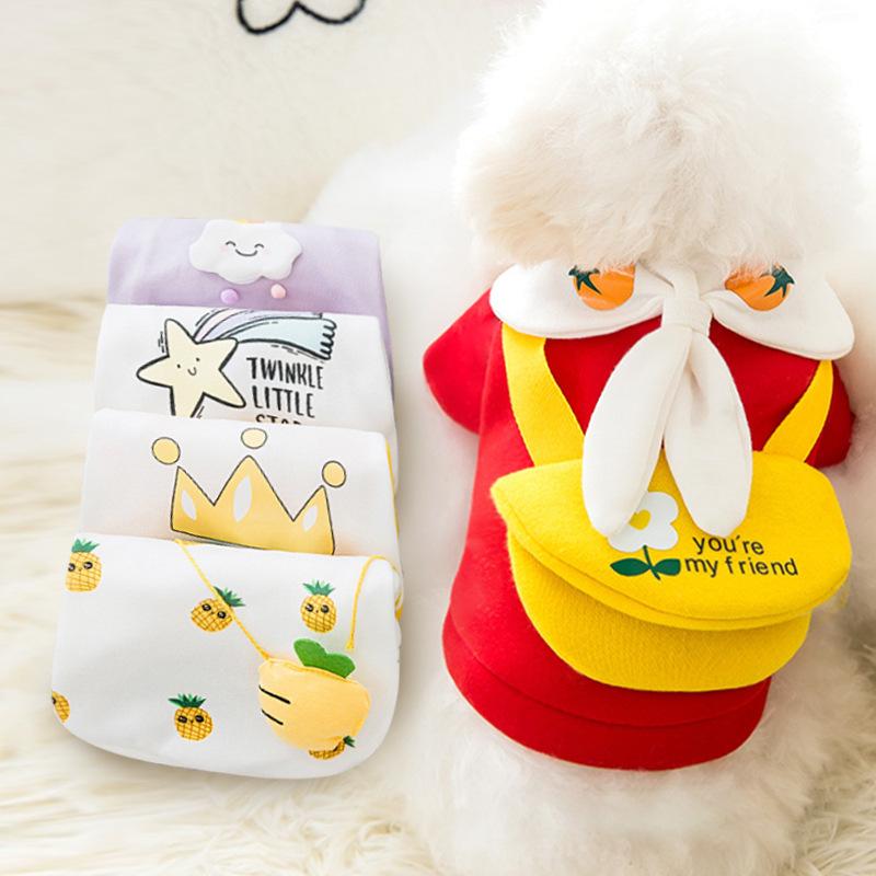 Pet Dog Cat Classic Cartoon Clothes Soft Thickening Warm Pup Dogs Shirt Winter Clothing For Small Apparel
Pet Dog Cat Classic Cartoon Clothes Soft Thickening Warm Pup Dogs Shirt Winter Clothing For Small Apparel