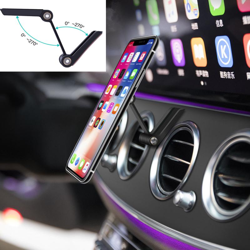 Cell Phone Mounts & Holders Metal Magnetic Double Dashboard Navigation Mount Damping Adjustable Folding Car Holder In For Mobile Stan
Cell Phone Mounts & Holders Metal Magnetic Double Dashboard Navigation Mount Damping Adjustable Folding Car Holder In For Mobile Stan