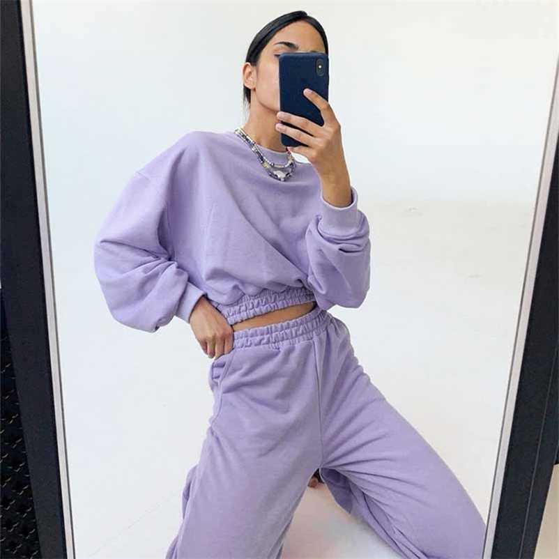 Autumn Winter Purple Pants Streetwear High Waist Sweatpants Casual Sport Joggers Bottoms Trousers Solid Suit 210519
Autumn Winter Purple Pants Streetwear High Waist Sweatpants Casual Sport Joggers Bottoms Trousers Solid Suit 210519