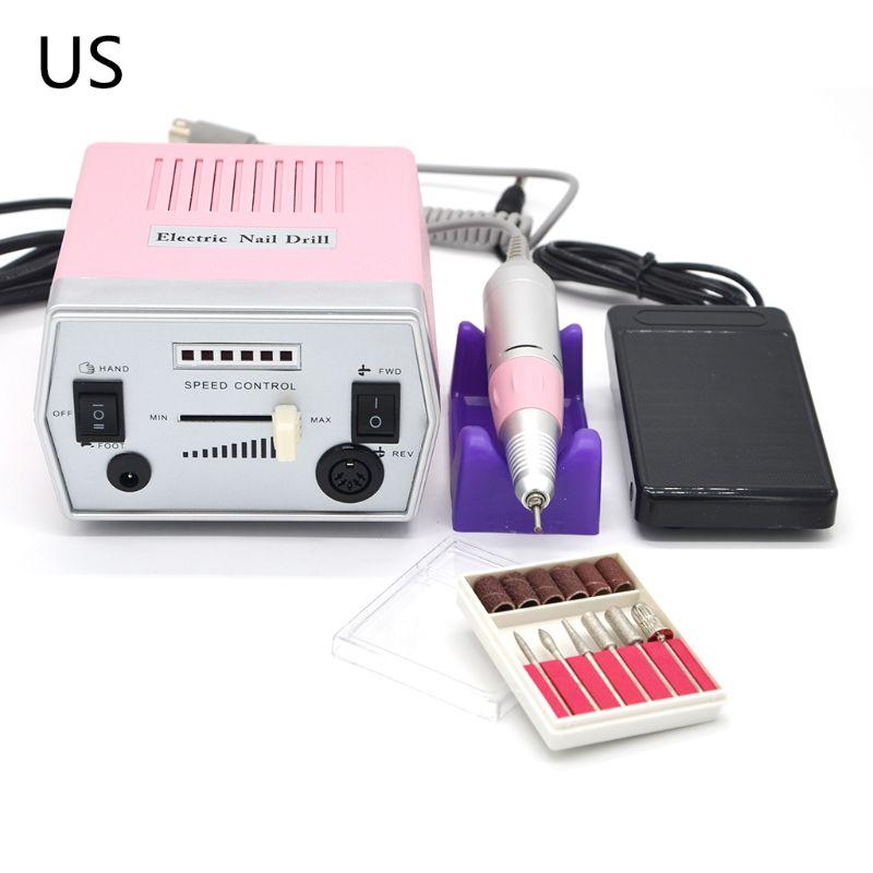 Nail Drill & Accessories Q1QD 15W Pro Electric Art 30000 RPM Machine Nails Manicure Pedicure Files Tools