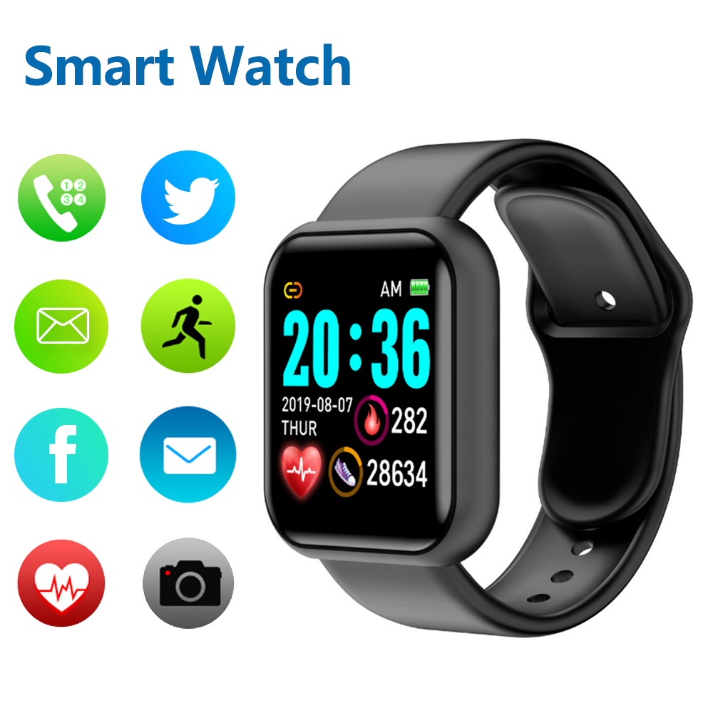 Y68 D20 Smart Watch Waterproof Men Women Smartwatch Fitness Bracelet Blood Pressure Heart Rate Monitor Pedometer Cardio Watches for IOS Android
Y68 D20 Smart Watch Waterproof Men Women Smartwatch Fitness Bracelet Blood Pressure Heart Rate Monitor Pedometer Cardio Watches for IOS Android