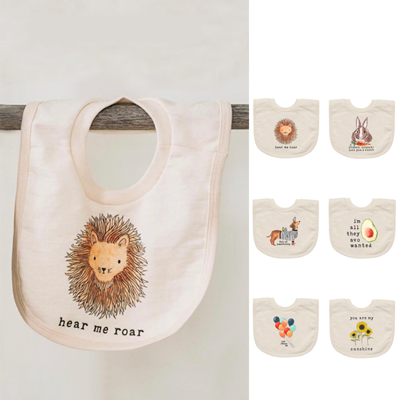 Unisex Baby Organic Cotton Bibs for Girls and Boys Animal Lion Rabbit Puppy Sunflower Print Burp Cloth Newborn Infant Feeding Accessory
Unisex Baby Organic Cotton Bibs for Girls and Boys Animal Lion Rabbit Puppy Sunflower Print Burp Cloth Newborn Infant Feeding Accessory
