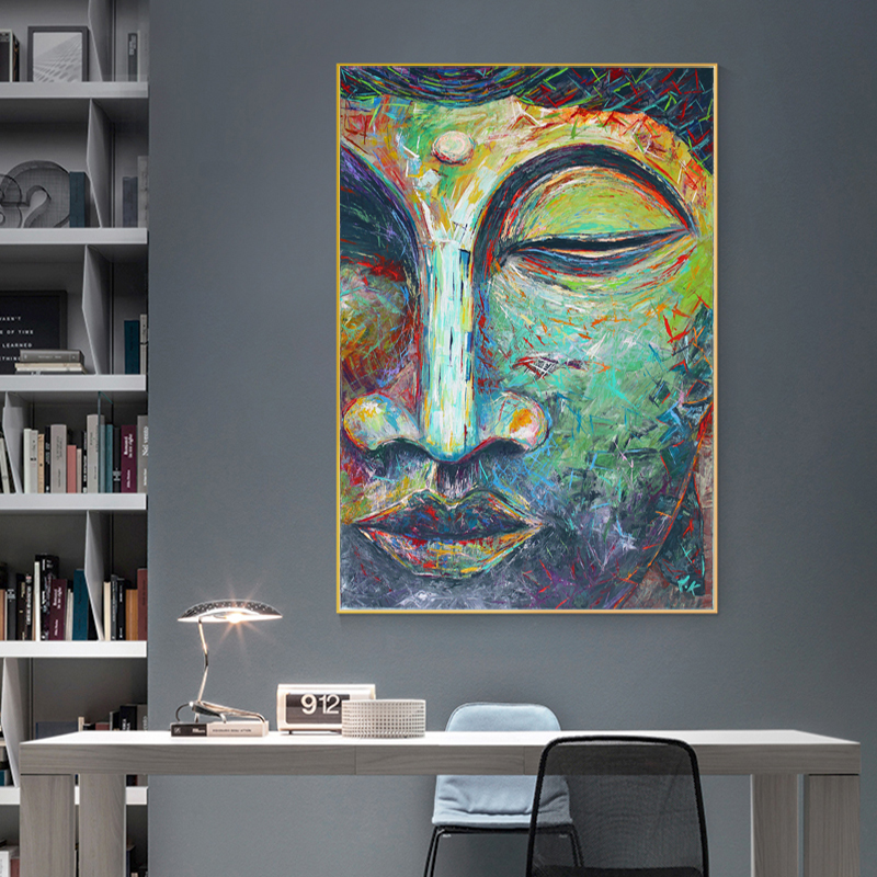 Buddha Peaceful Posters And Prints Canvas Painting Wall Art Pictures For Living Room Religion Home Decor NO FRAME