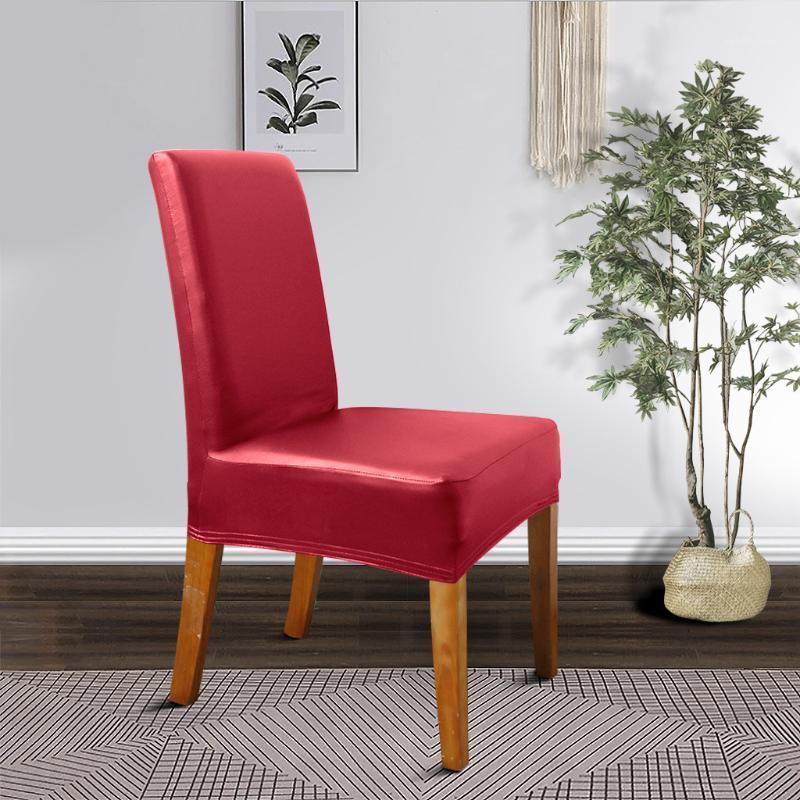 Chair Covers Waterproof Oilproof Cover PU Leather Spandex Stretch Kitchen Seat Case Banquet El Housse De Chaise
Chair Covers Waterproof Oilproof Cover PU Leather Spandex Stretch Kitchen Seat Case Banquet El Housse De Chaise