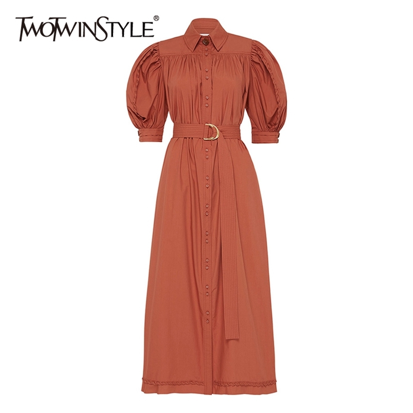 Temperament Shirt Dress For Women Lapel Half Sleeve High Waist Sashes White Dresses Female Fashion Clothing 210520
Temperament Shirt Dress For Women Lapel Half Sleeve High Waist Sashes White Dresses Female Fashion Clothing 210520