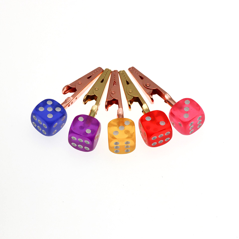 Personality Portable Dice Bracket Clip Household Smoking Accessories Support Stand Dry Herb Tobacco Preroll Cigarette Fixed Holder Clamp Tongs