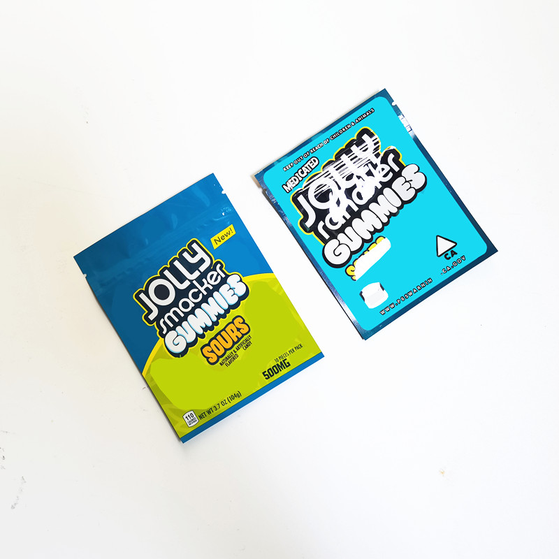 Jolly smacker Rancher Bag 600mg Edibles Gummies Sour Smell Proof Resealable Packaging Zipper Lock Mylar Bags
Jolly smacker Rancher Bag 600mg Edibles Gummies Sour Smell Proof Resealable Packaging Zipper Lock Mylar Bags