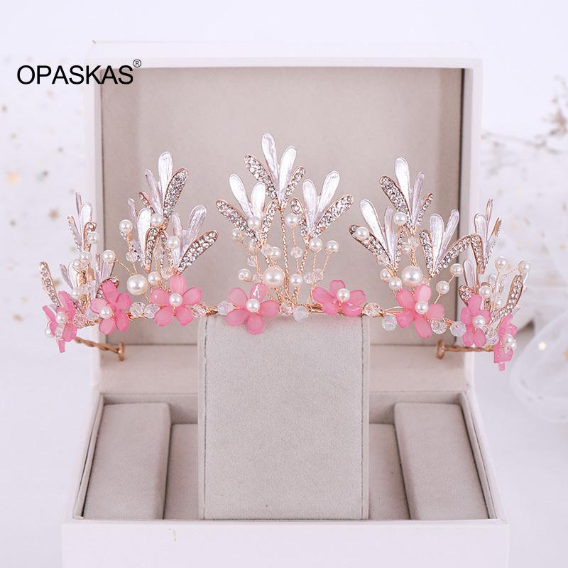 Hair Clips & Barrettes Handmade Sweet Pink Flower Tiara Crowns Branch Bridal Wedding Diadema Tiaras Decoration Accessories ET, Golden;silver
Hair Clips & Barrettes Handmade Sweet Pink Flower Tiara Crowns Branch Bridal Wedding Diadema Tiaras Decoration Accessories ET, Golden;silver