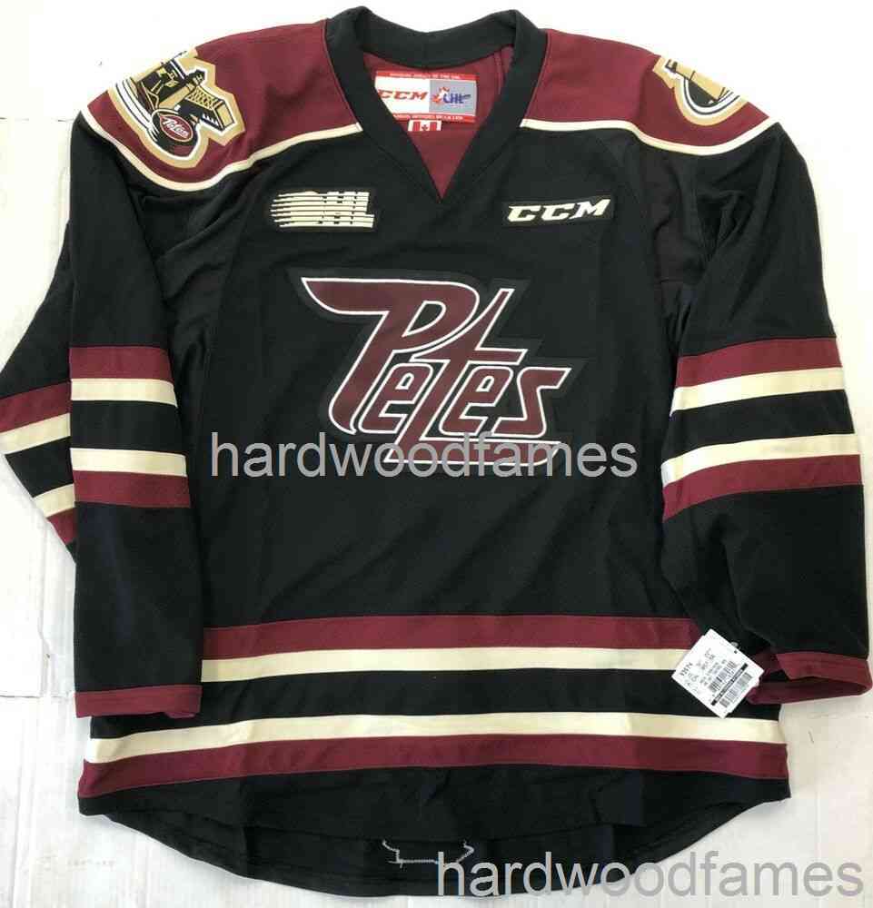 Stitched New CCM Peterborough Petes Hockey Player Jersey OHL custom any name number, Black
Stitched New CCM Peterborough Petes Hockey Player Jersey OHL custom any name number, Black