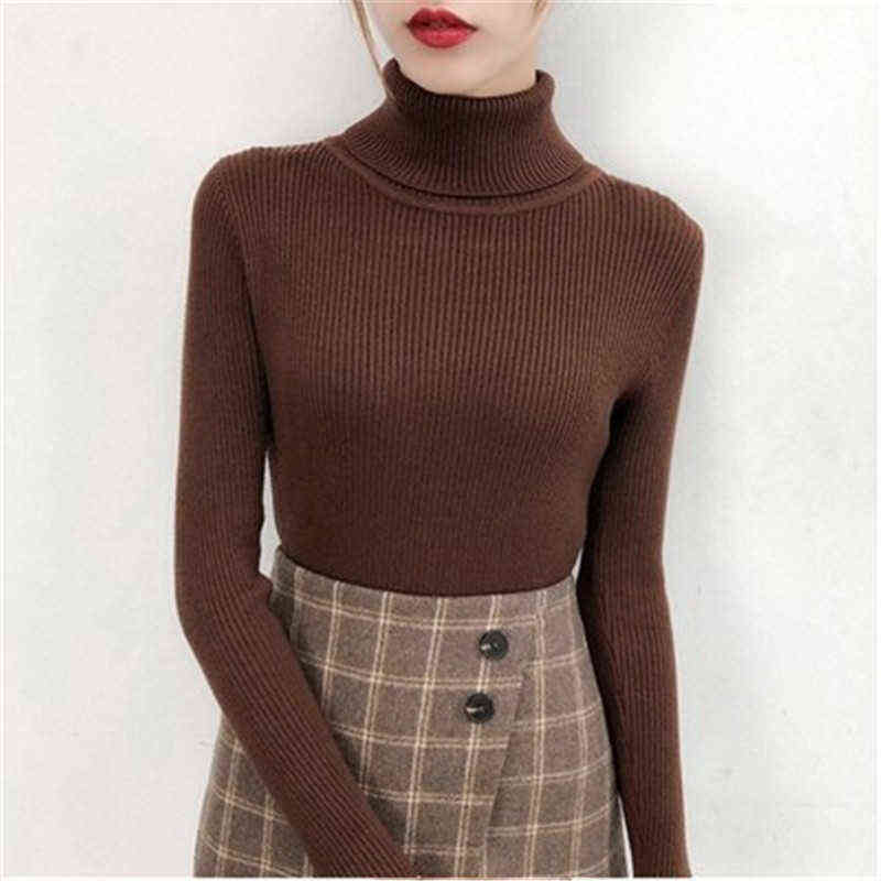 Women Sweaters Autumn Winter Tops Korean Slim Women Pullover Knitted Sweater Jumper Soft Warm Pull Femme 211109