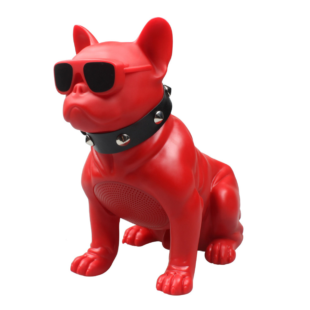 2021 Bluetooth speaker dog head bulldog gift ornaments wirele card M10 cartoon audio creative