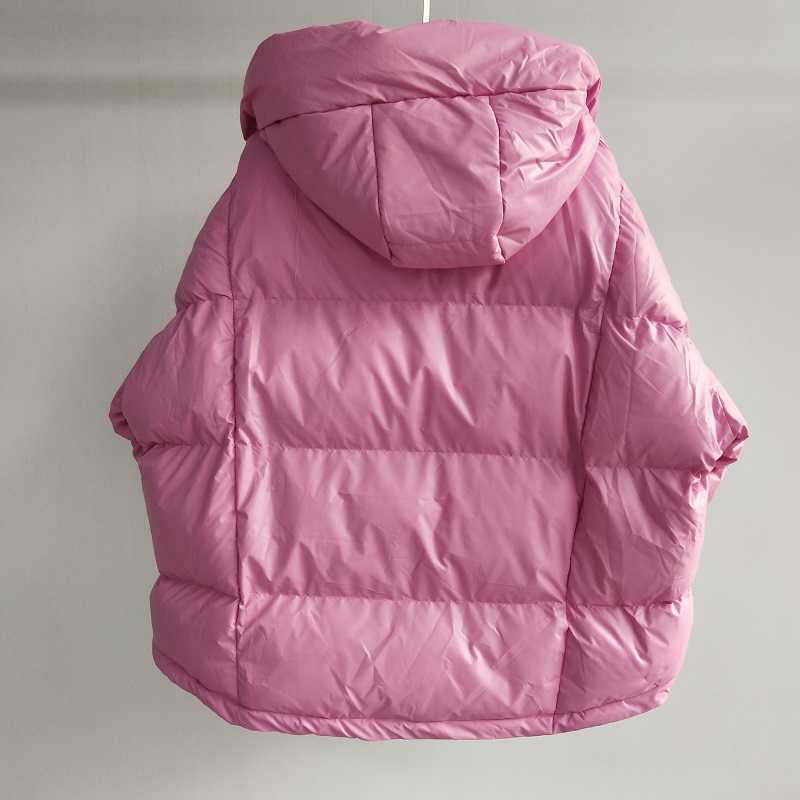 Toppies Female Hooded Outwear Warm Bread Jackets Loose Casual Candy Color winter jacket fashion Korean 211008