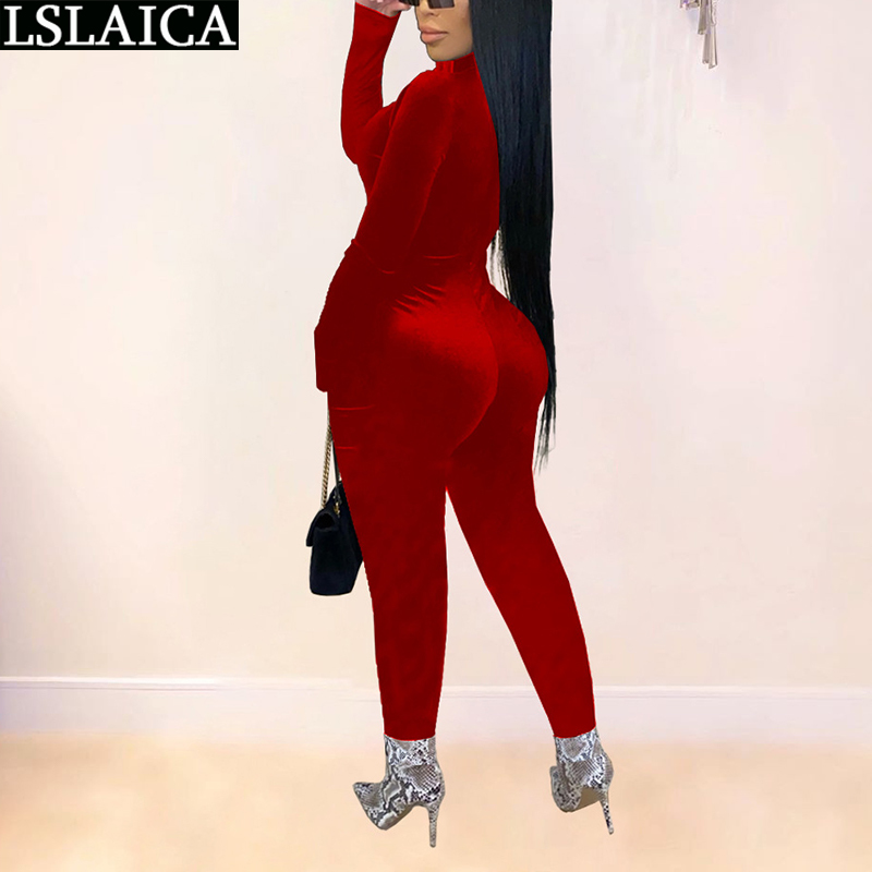 Jumpsuit Women Casual Sexy Mesh Stitching Perspective Slim Night Club Fashion Bodysuit Long Sleeve Bodys Para Mujer 210520