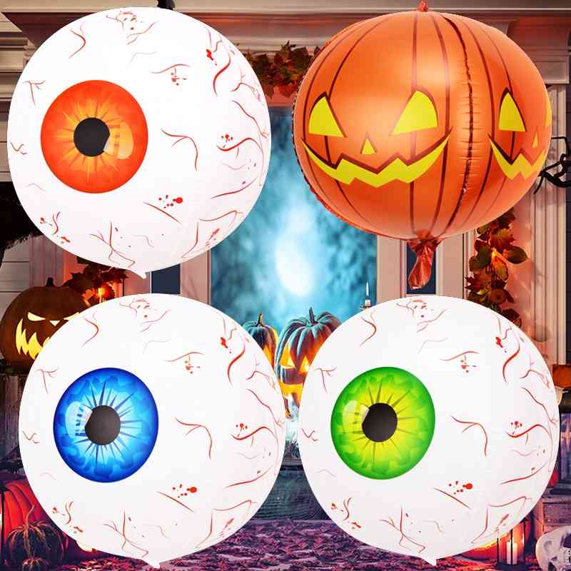 Halloween Pumpkin balloon 22 inch Ghost Festival 4D shooting props decorative layout shape special-shaped eyeball
Halloween Pumpkin balloon 22 inch Ghost Festival 4D shooting props decorative layout shape special-shaped eyeball